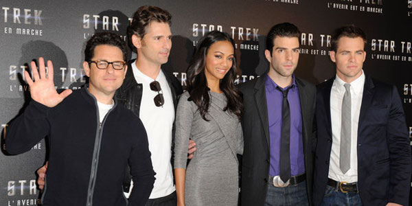 JJ Abrams & the cast of Star Trek (2009)