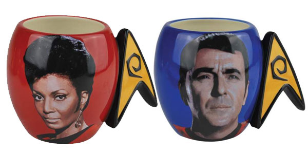 Uhura & Scotty Coffee Mugs