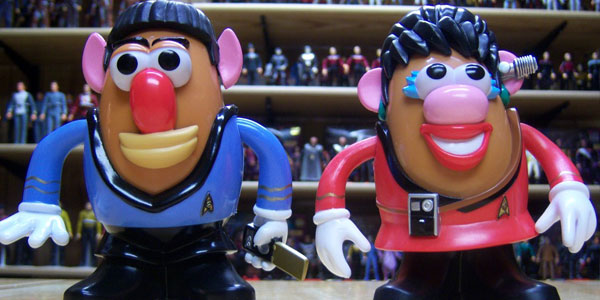Spock & Uhura Mr. Potato Head Figures