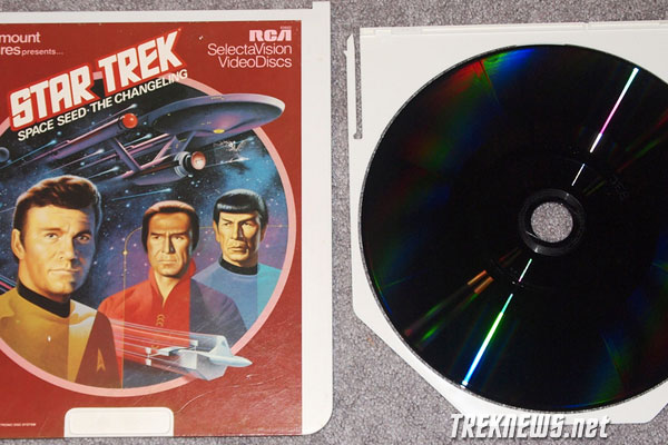 Star Trek CED Cover & Disc