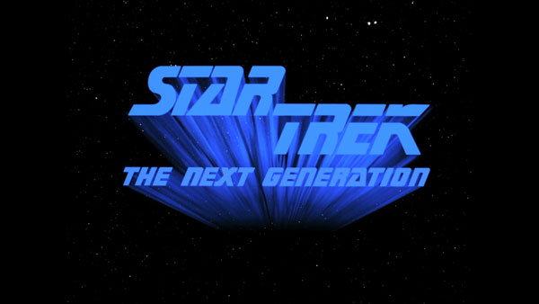 The Star Trek: The Next Generation title screen