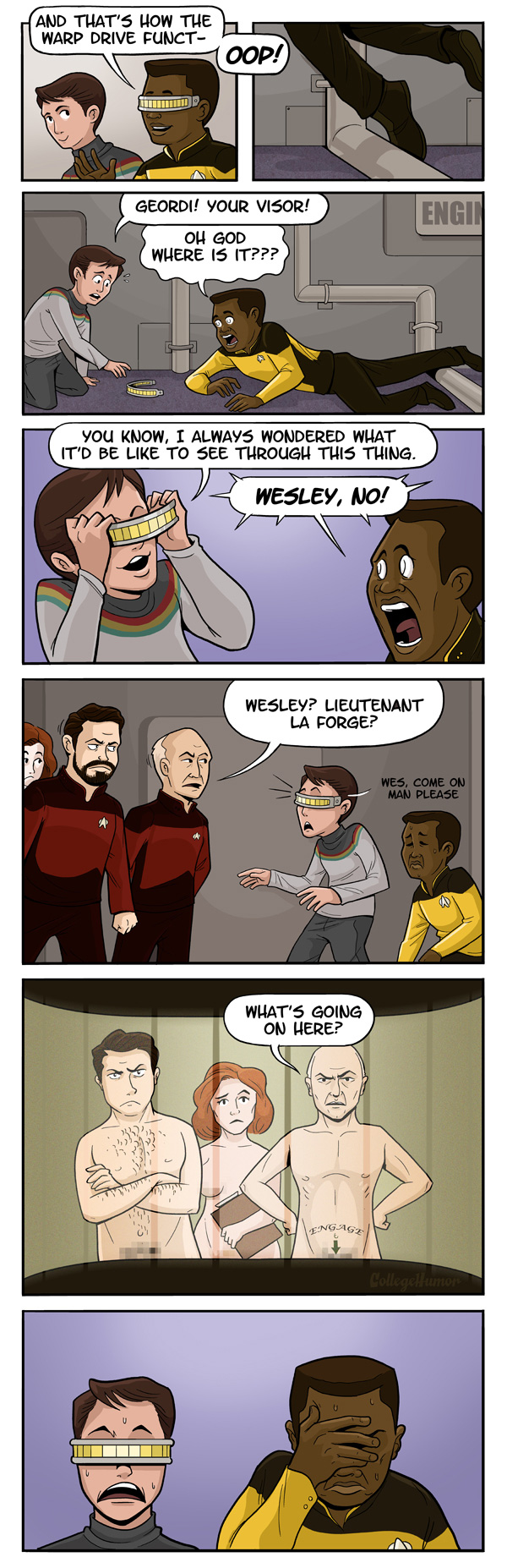 Star Trek Geordi LaForge webcomic