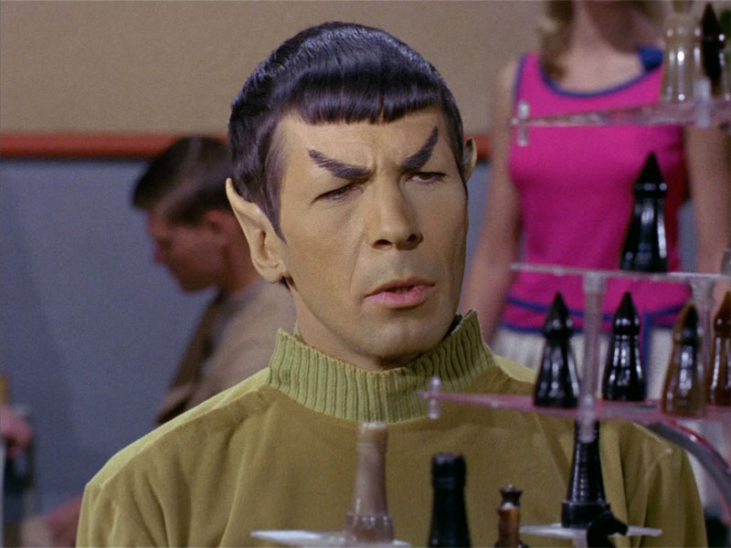 Spock plays 3D chess