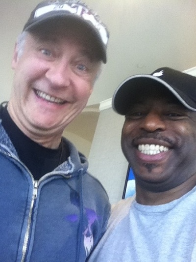 Brent Spiner and LeVar Burton at the Calgary Expo