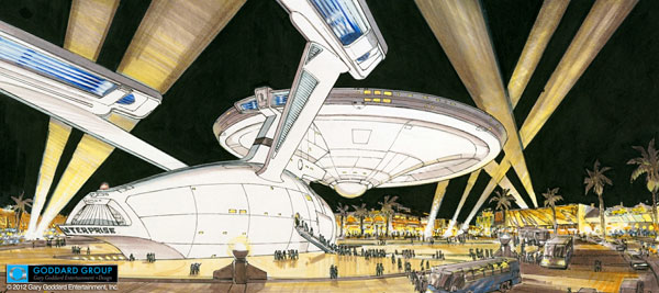 Star Trek Enterprise in Las Vegas Concept