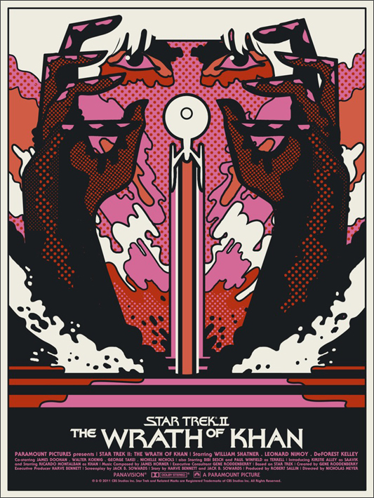 Star Trek: The Wrath of Khan poster from Mondo