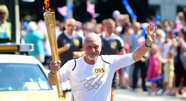 WATCH: Patrick Stewart Carries the Olympic Torch