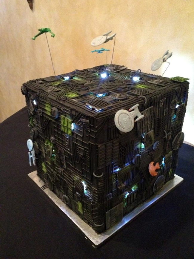 Borg Cube Cake