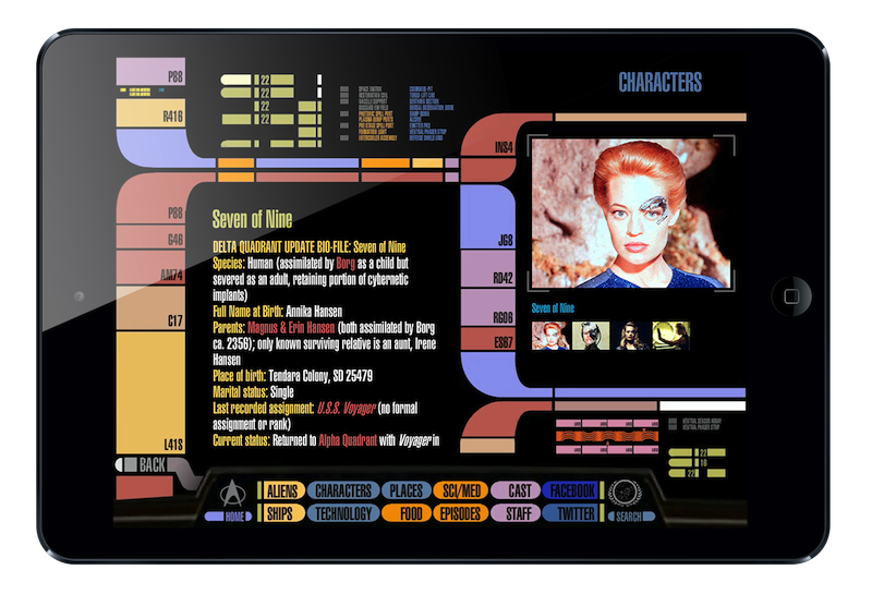 Updated version of Star Trek PADD app for iPad