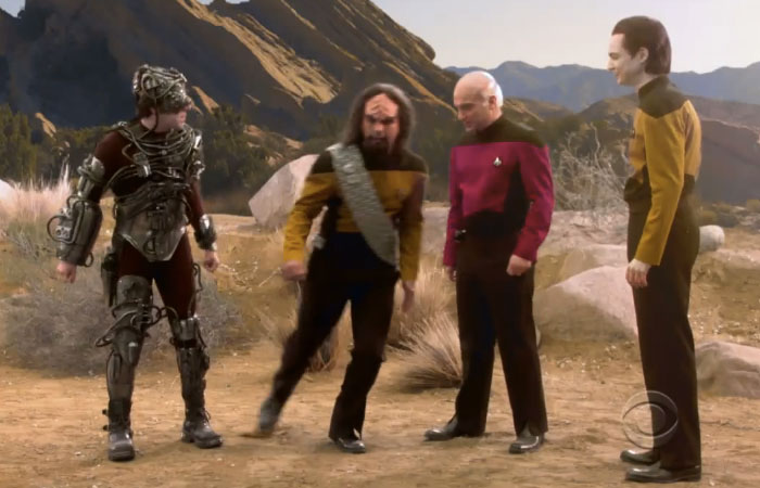Big Bang Theory Goes Star Trek: The Next Generation