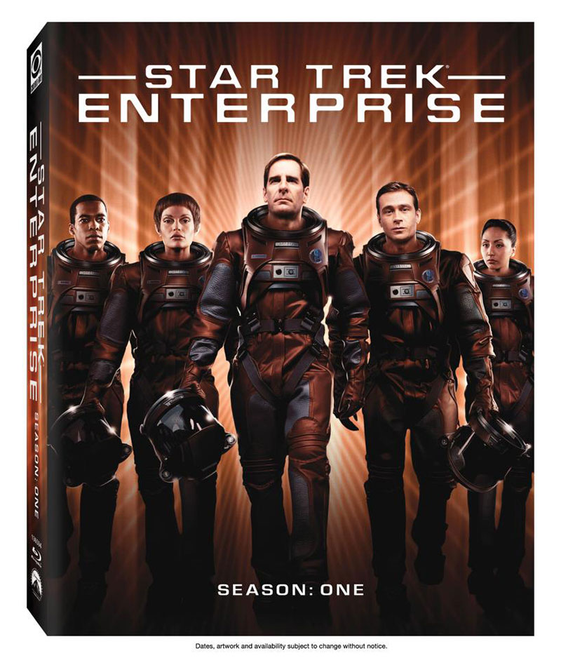 Cover art for the first season of Star Trek: Enterprise on Blu-ray