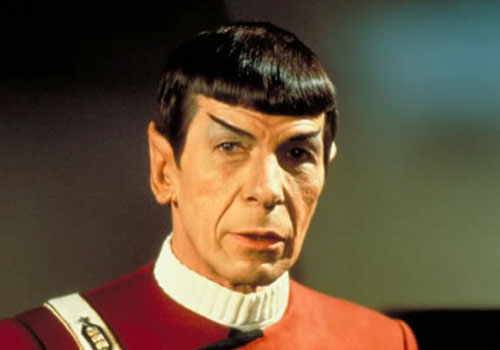 Nimoy as Spock from “The Wrath of Khan”