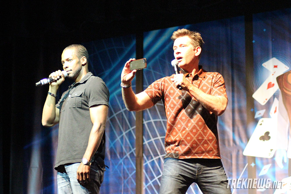 Anthony Montgomery and Connor Trinneer