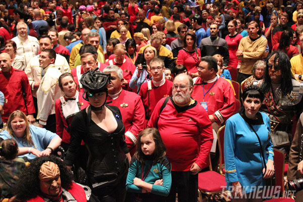 Fans during the 2011 Guinness World Record attempt in Las Vegas