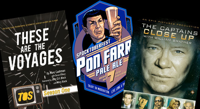 Captains Close-Up on DVD, Spocktoberfest T-Shirt, TOS Season 1 Book & More New Star Trek Merchandise Releases
