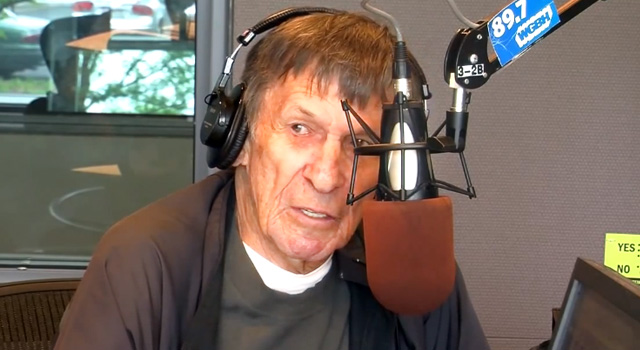 WATCH: Leonard Nimoy On Growing Up In Boston and Spock