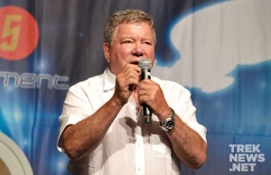 William Shatner on stage at STLV 2015