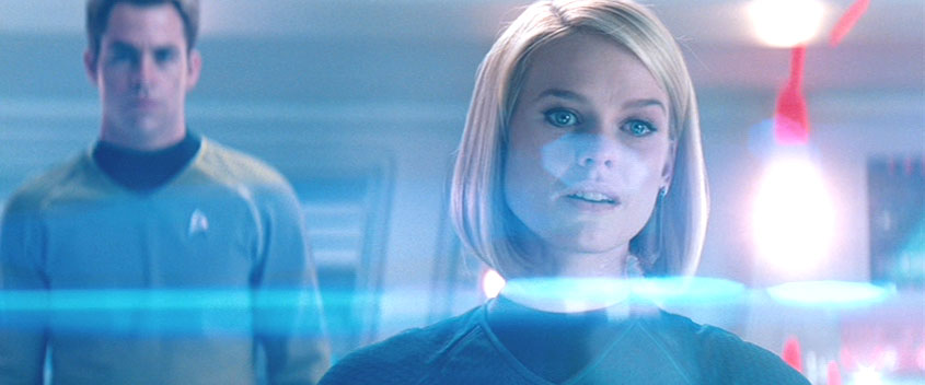 An example of Abrams’ use of lens flare in Star Trek Into Darkness