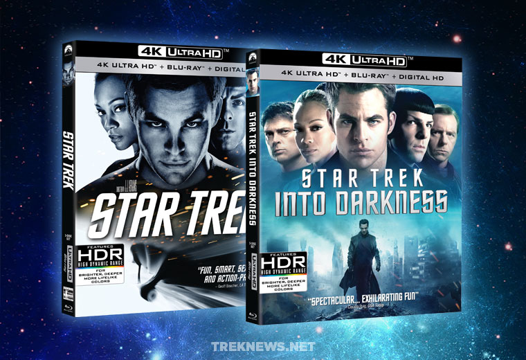 Star Trek (2009) and Star trek into Darkness coming to 4K UHD Blu-ray