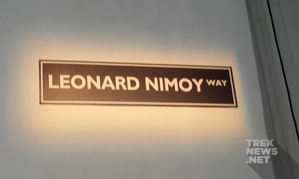 Leonard Nimoy Way, inside the Paramount back lot  (photo: Anna Yeutter/TrekNews.net)