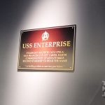 Enterprise-A dedication plaque