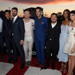 The cast and crew of STAR TREK BEYOND on the red carpet
