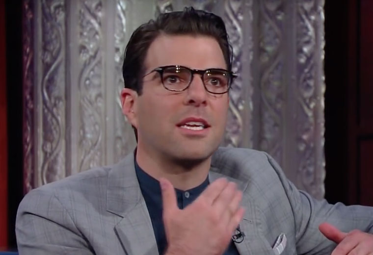 WATCH: Zachary Quinto Pays Tribute to Anton Yelchin on "The Late Show"