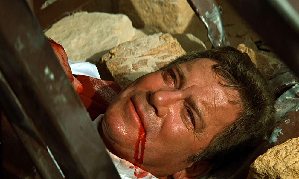 Captain Kirk’s death scene from Star Trek: Generations