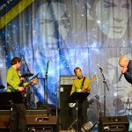 Neal McDonough performs with Five Year Mission