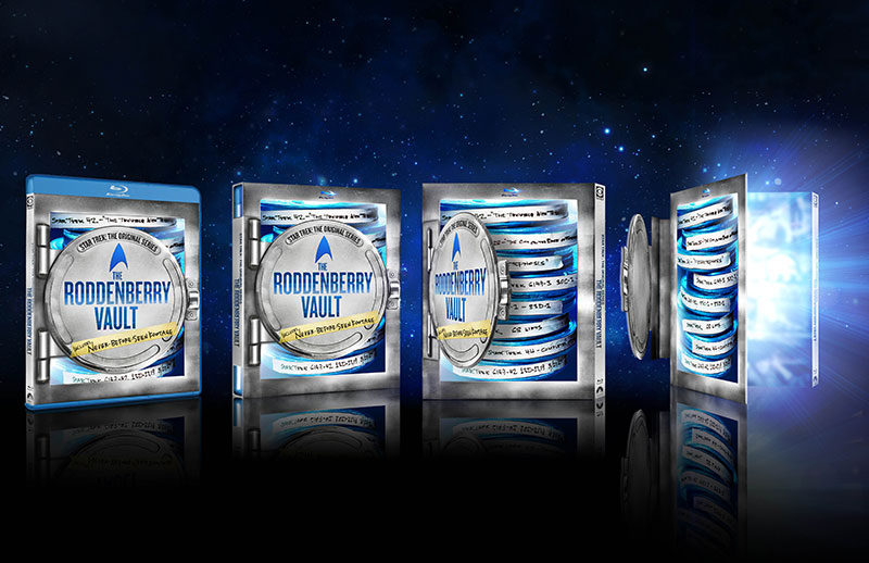 Roddenberry Vault Blu-ray packaging