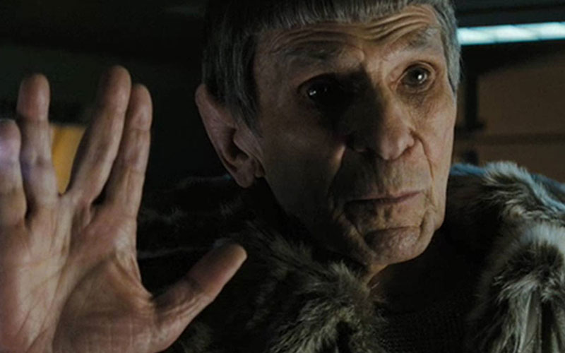 Nimoy as Spock in 2009’s Star Trek (photo: Paramount Pictures)
