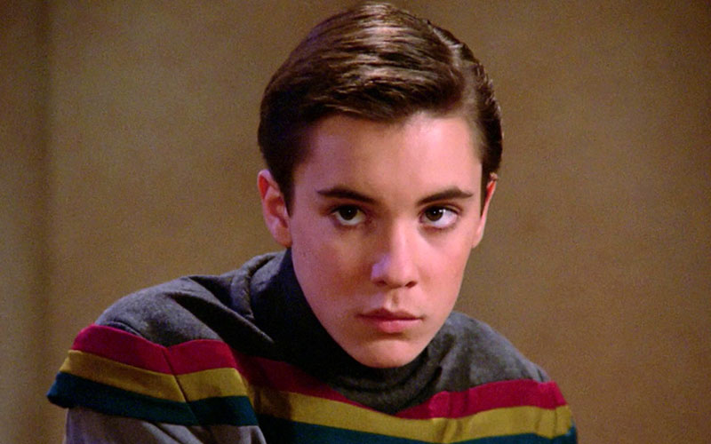 Wheaton as Wesley Crusher on Star Trek: The Next Generation (photo: CBS Home Entertainment)