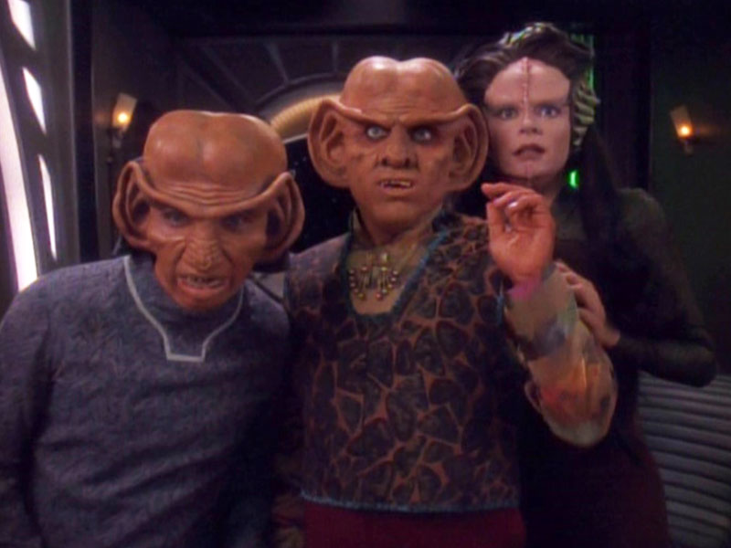 A scene from the Deep Space Nine episode “Prophet Motive”