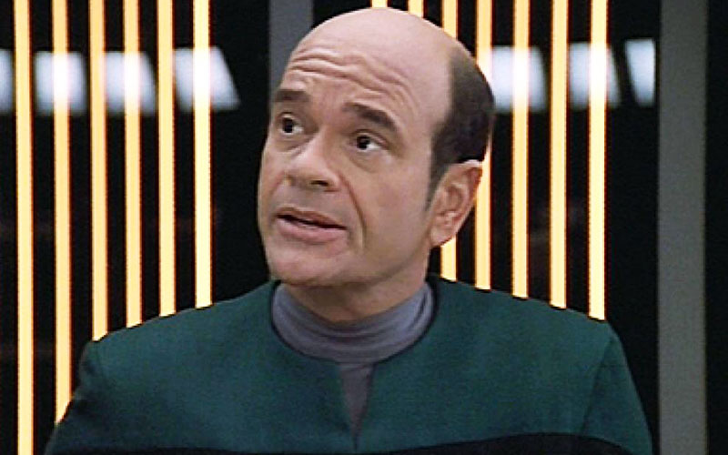 Robert Picardo as the holographic Doctor on Star Trek: Voyager