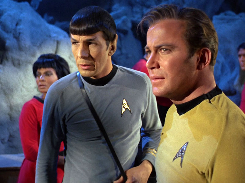Kirk, Spock and the Enterprise crew