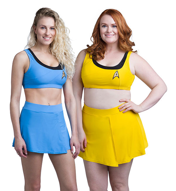 Star Trek TOS bikinis from ThinkGeek