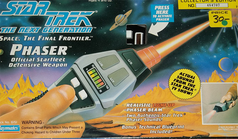Playmates’ toy TNG phaser