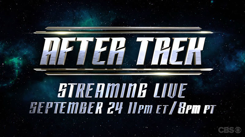 The logo for the Star Trek: Discovery post-show “After Trek”