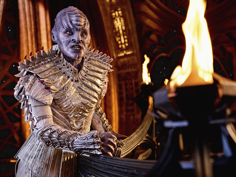 Mary Chieffo as L’Rell on Star Trek: Discovery