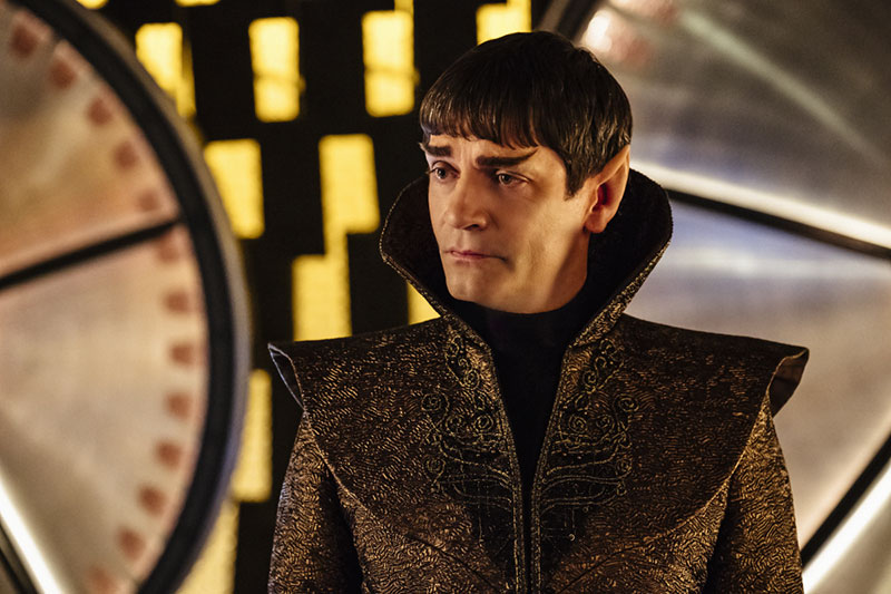 James Frain as Sarek in the Star Trek: Discovery premiere “The Vulcan Hello”
