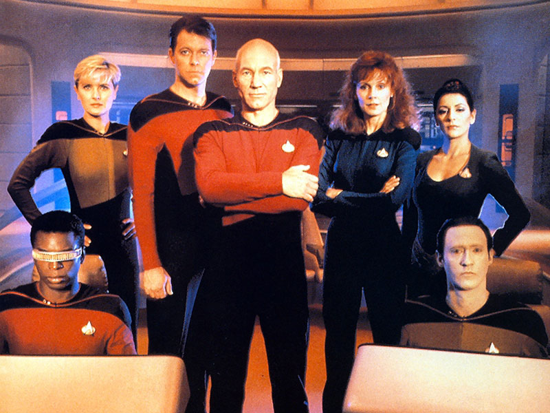A Star Trek: TNG – First Season publicity photo