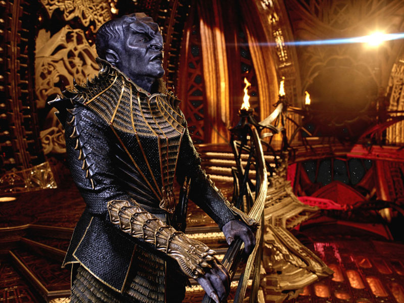 Mary Chieffo as the Klingon Battle Deck Commander L’Rell on Star Trek: Discovery
