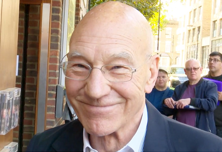 WATCH: Patrick Stewart Hints At Possible Star Trek: DISCOVERY Role