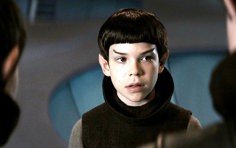 Jacob Kogan as young Spock in 2009’s Star Trek