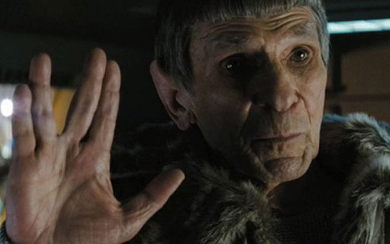 Nimoy as Spock in Star Trek Into Darkness
