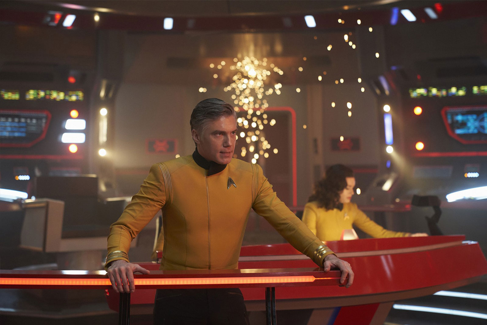 Anson Mount as Captain Christopher Pike on Star Trek: Discovery
