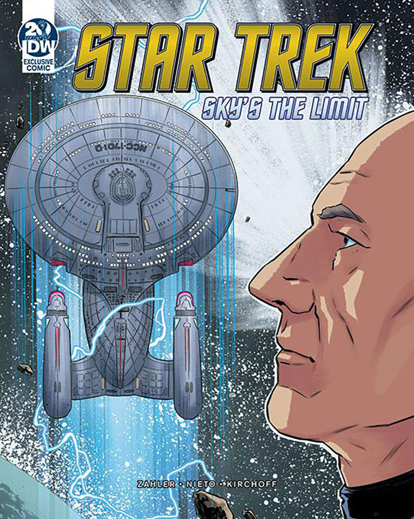 Star Trek: Sky’s the Limit comic book cover art
