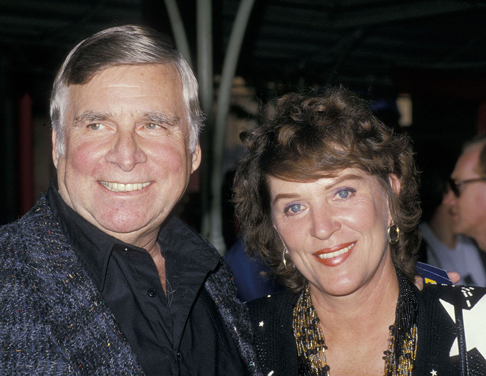 Gene with his wife Majel Barrett-Roddenberry
