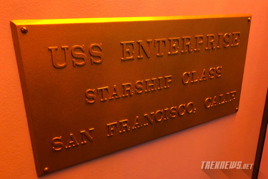 U.S.S. Enterprise dedication plaque