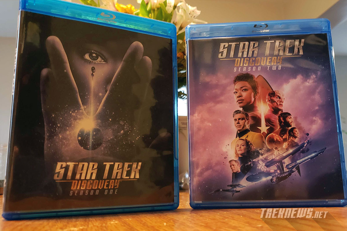 Comparison shot of Star Trek: Discovery season1 and 2 on Blu-ray